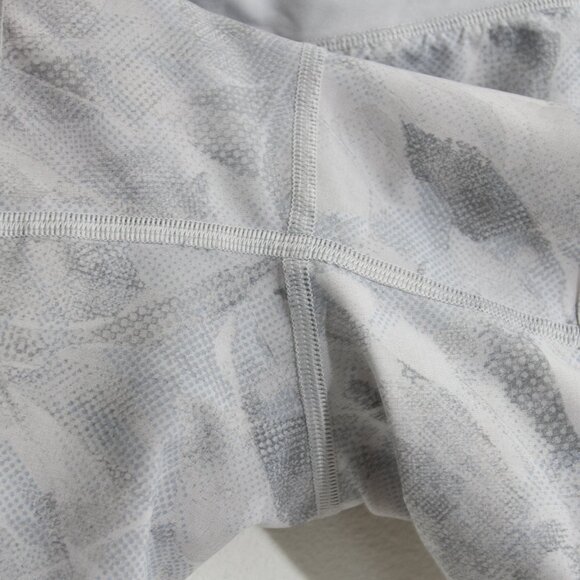 Lululemon Real Quick Short Perforated 3.5" Jasmine White Multi High Rise Liner 6 - Picture 6 of 16